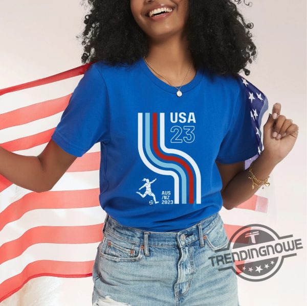 Us Women World Cup Supporter Shirt In Blue American Women World Cup Soccer World Cup Shirt trendingnowe.com 1