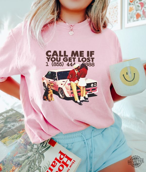 Call Me If You Get Lost Id Shirt Id Generator Call Me If You Get Lost Rapper Graphic Tees Rap Tees Hip Hop Tshirt revetee.com 2