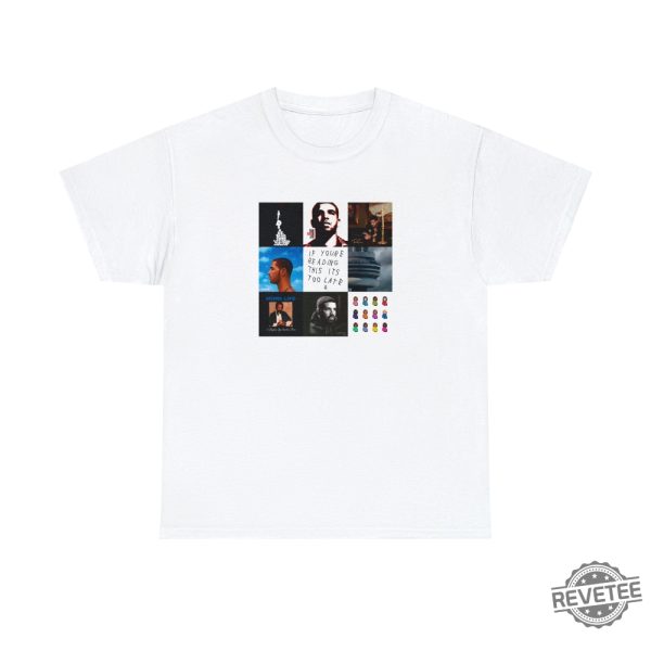 Drake Albums Tshirt Drake Merch Rare Take Care Album Cover Art Rap Tshirt Champagne Papa Toronto 21 Savage Physical Product Tshirt revetee.com 1