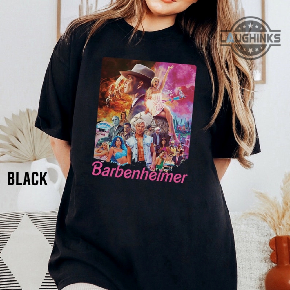 Retro Barbie Heimer T Shirt Barbieheimer Shirt Barbenheimer Shirt Barbie T Shirt Barbie Oppenheimer Meme Barb Oppenheimer Shirts