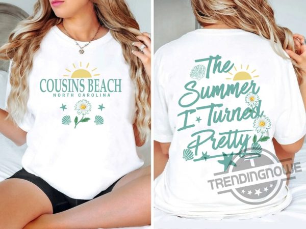 Cousins Beach Shirt Summer I Turned Pretty Shirt Summer Shirts Trendy Cousins Beach Shirt Beach Summer Trip Gifts trendingnowe.com 1