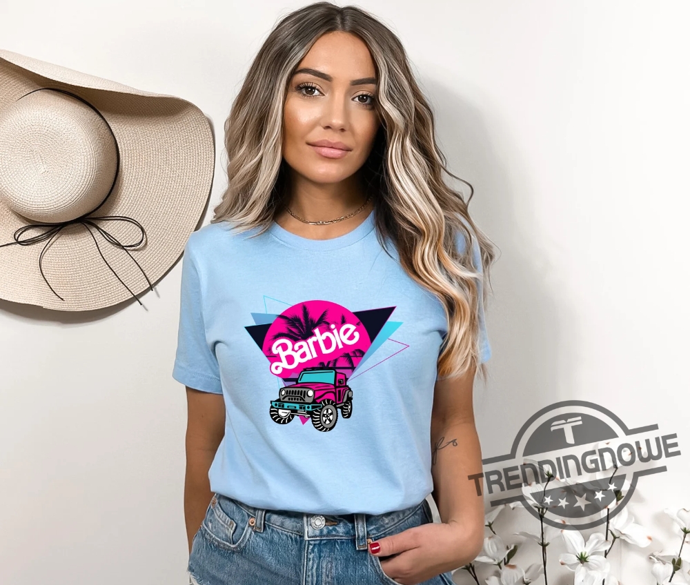 Barbie Shirt, Retro Car Barbie Shirt, Jeep Barbie Shirt, Retro Car Shirt, Barbie And Ken Shirt, Barbie 2023, Come On Barbie Shirt