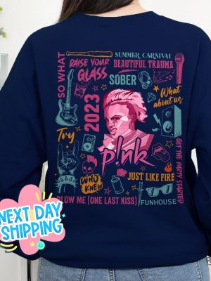 P Nk Summer Carnival 2023 Shirt Pink Singer Tour Concert Apparel Pink Tour 2023 Pink Concert 2023 Pink Summer Carnival 2023 revetee.com 2