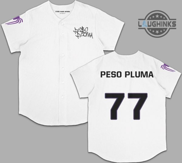 personalized peso pluma shirt custom name and number peso pluma baseball jersey shirt peso pluma jersey shirt new laughinks.com 1