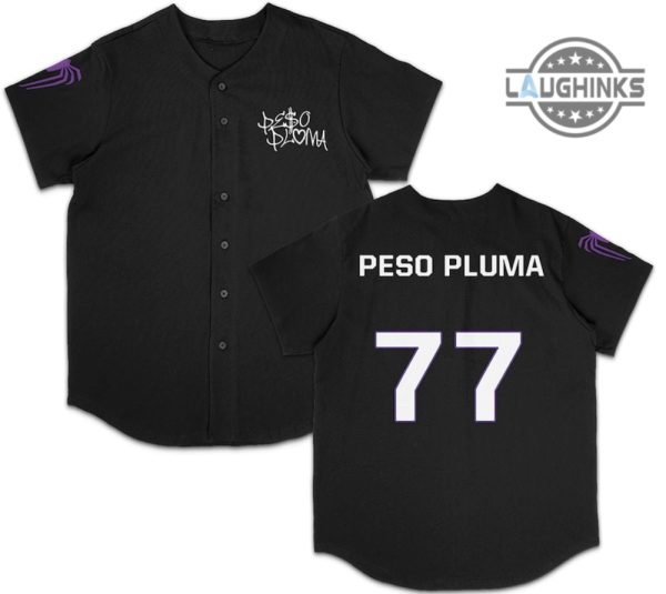 personalized peso pluma shirt custom name and number peso pluma baseball jersey shirt peso pluma jersey shirt new laughinks.com 2