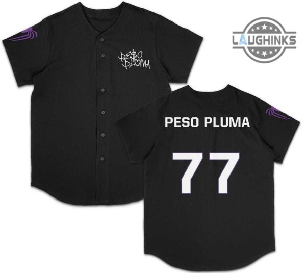 personalized peso pluma shirt custom name and number peso pluma baseball jersey shirt peso pluma jersey shirt new laughinks.com 3