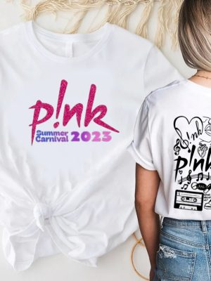 Pink Tour Shirt Pink Concert Shirt Pink T Shirt Pink Polo Shirt Pink Shirt Dress Singer Pink Shirt revetee.com 2