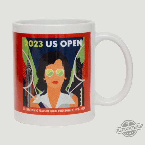 US Open 2023 Logo Art Orange Coffee Mug US Open 2023 Tennis Mug Open Tennis Mug trendingnowe.com 1 1