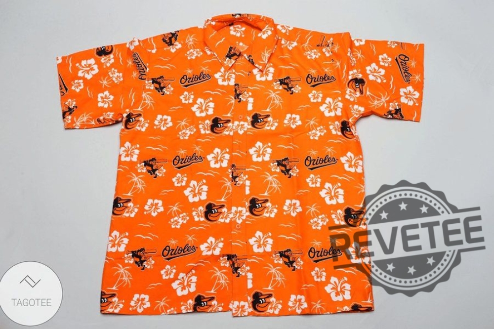 Baltimore Orioles Orange Hawaiian Shirt Baltimore Orioles Orange Oriole Orioles Orange Orioles And Oranges Black And Orange Oriole revetee.com 1