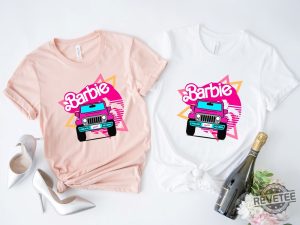 Retro Jeep Barbie Shirt Barbie Shirt Barbie Dream House Barbie And Ken Barbie 2023 Come On Barbie Barbie Fan Barbie Heart Shirt revetee.com 1