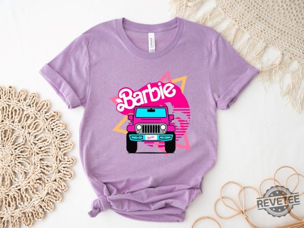Retro Jeep Barbie Shirt Barbie Shirt Barbie Dream House Barbie And Ken Barbie 2023 Come On Barbie Barbie Fan Barbie Heart Shirt revetee.com 3