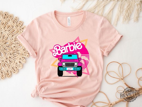 Retro Jeep Barbie Shirt Barbie Shirt Barbie Dream House Barbie And Ken Barbie 2023 Come On Barbie Barbie Fan Barbie Heart Shirt revetee.com 4