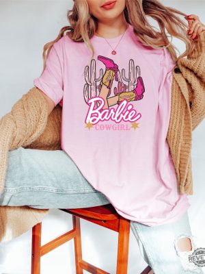 Cowboy Barbie Shirt Birthday Party Shirt Cowgirl Bachelorette Party Party Girls Shirt Doll Baby Girl Birthday Gift Shirt revetee.com 3