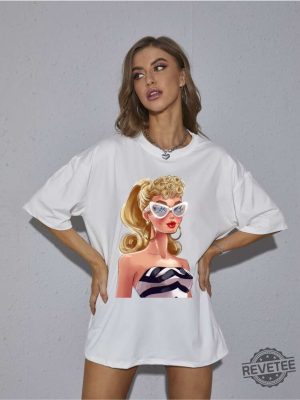 Margot Robbie Vintage Retro Shirt Margot Robbie Shirt Margot Robbie 2023 Shirt Movie Fan Shirt Margot Robbie Fan Shirt revetee.com 2