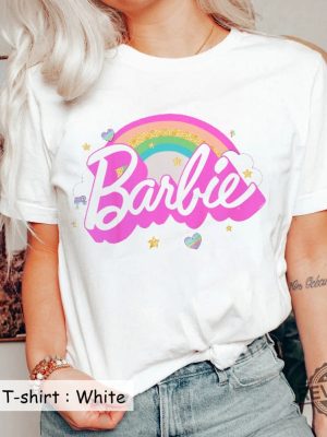 Barbie Rainbow Birthday Tshirt Birthday Women Tshirt Party Girls Shirt Come On Lets Go Party Shirt Bachelorette Party Shirt revetee.com 2