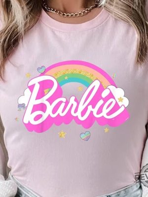 Barbie Rainbow Birthday Tshirt Birthday Women Tshirt Party Girls Shirt Come On Lets Go Party Shirt Bachelorette Party Shirt revetee.com 3