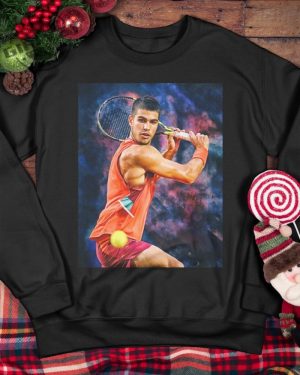 Carlos Alcaraz The New King Tennis Final Wimbledon Shirt Hoodie Sweatshirt giftyzy.com 2 2