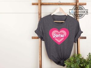 pink barbie shirt womens girls barbie shirt barbie tee shirt womens barbie shirts for adults kids margot robbie barbie outfits laughinks.com 5