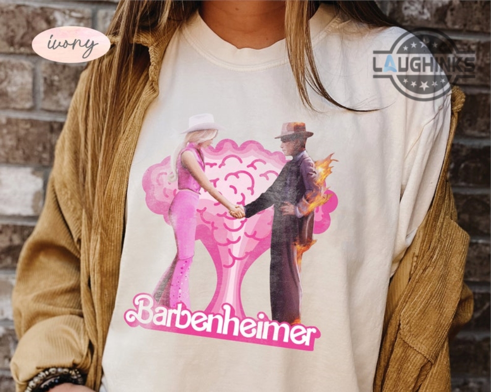 Funny barbenheimer Barbie x Oppenheimer Collaboration 2023 shirt - Limotees