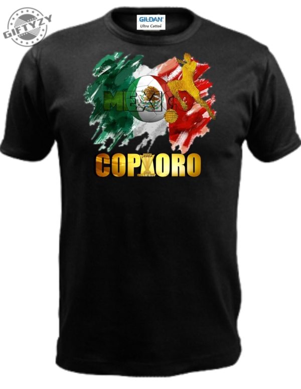 Tournament Copa Oro 2023 Concacaf Mexico Gold Cup Champions Shirt giftyzy.com 3