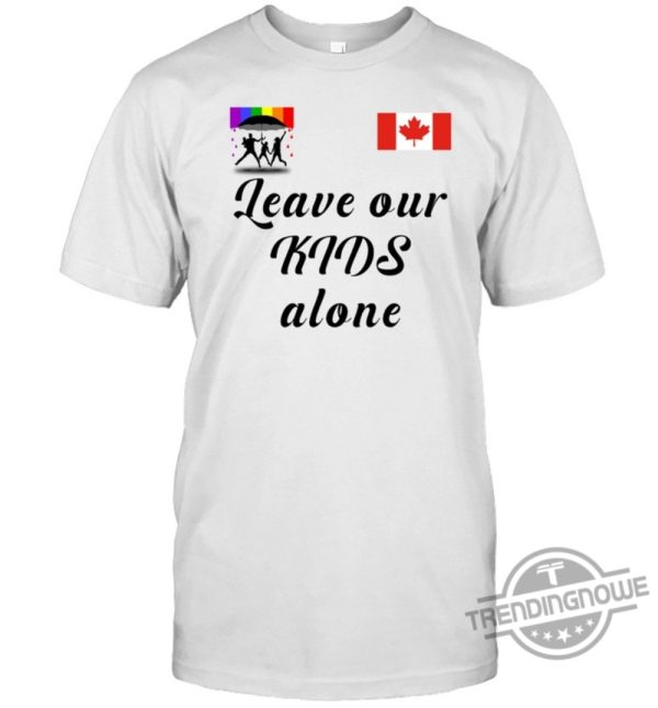 Poilievre T Shirt Leave Our Kids Alone White Shirt Pierre Poilievre Shirt Child Protection Shirt trendingnowe.com 2