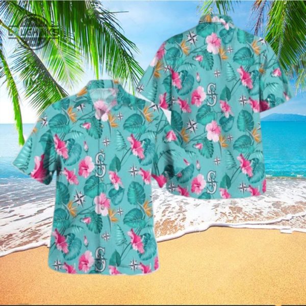 seattle mariners aloha shirt 2023 mariners hawaiian shirt and hawaiian shorts inspired by seattle mariners hawaiian shirt night 2023 laughinks.com 2