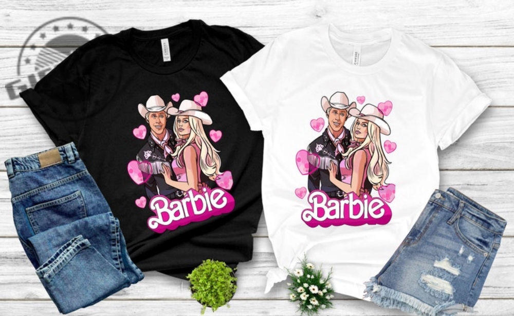 Barbie And Ken Love Barbie Movie 2023 Vintage Oppenheimer Barbenheimer Shirt Hoodie Sweatshirt Mug