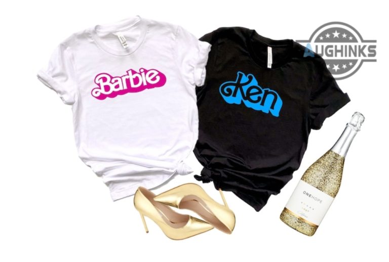 Ken Barbie Shirt Personalized Matching Couple Shirt Custom Name Barbie Ken Shirt Mens Womens
