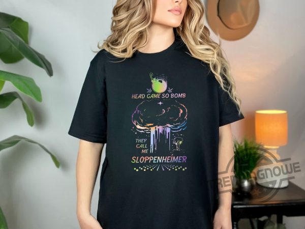Vintage Barbenheimer Sweatshirt Head Game So Bomb They Call Me Sloppenheimer Shirt Barbenheimer Black Shirt Barbie T Shirt Womens Men trendingnowe.com 3
