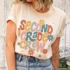 Retro Second Grade Crew Teacher Shirt 2nd Grade Teacher Shirt for First Day Of School Kindergarten Teacher Tshirt Preschool Teacher Shirt trendingnowe.com 1