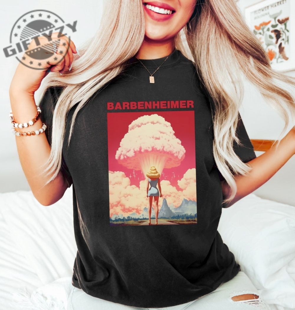 Barbenheimer Shirt The Destroyer Of World Barbie Movie 2023 Baby Doll Party Tees Hoodie Sweatshirt