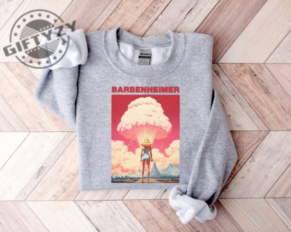 Barbenheimer Shirt The Destroyer Of World Barbie Movie 2023 Baby Doll Party Tees Hoodie Sweatshirt giftyzy.com 4