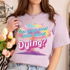 Barbie Heimer You Guys Ever Think About Dying Barbie Movie 2023 Oppenheimer Barbenheimer Shirt giftyzy.com 3