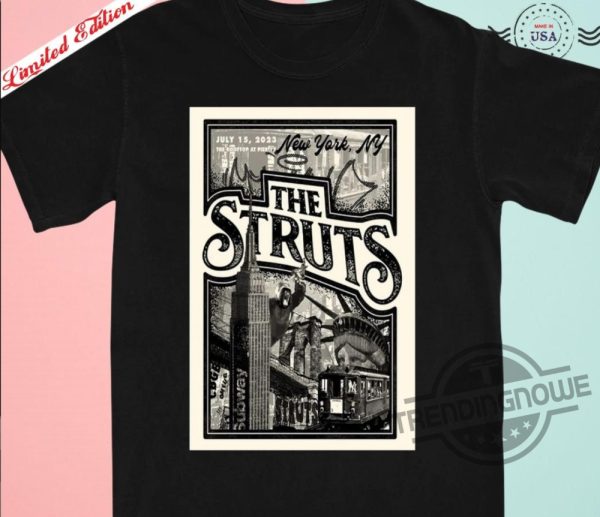 The Struts Tour 2023 Shirt The Rooftop At Pier New York Poster Shirt NY July Tour 2023 Poster trendingnowe.com 1