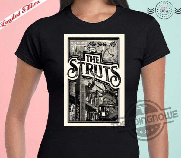 The Struts Tour 2023 Shirt The Rooftop At Pier New York Poster Shirt NY July Tour 2023 Poster trendingnowe.com 3