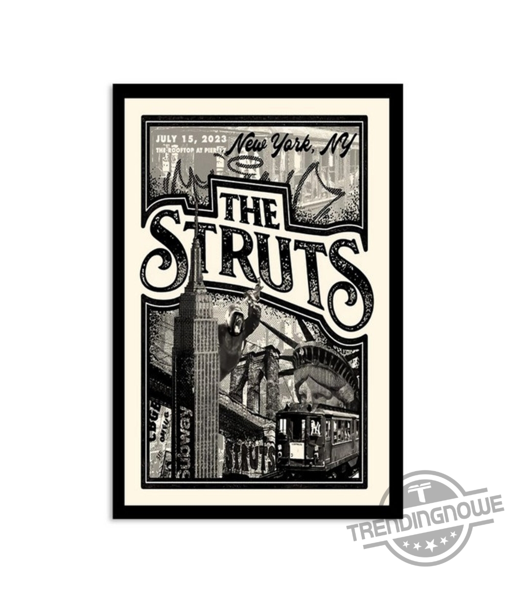 The Struts Tour 2023 Poster, The Rooftop At Pier New York Poster, NY July Tour 2023 Poster 5 The Struts Tour 2023 Poster The Rooftop At Pier New York Poster NY July Tour 2023 Poster trendingnowe.com 1