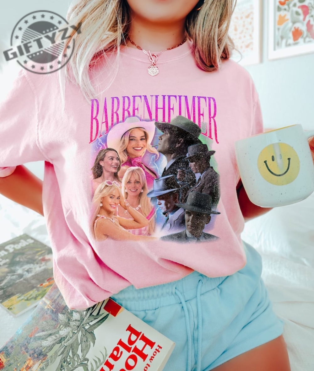 Barbenheimer Barbie And Oppenheimer 90S Movie Inspired 2023 Doll Baby Girl Shirt Hoodie Apparel