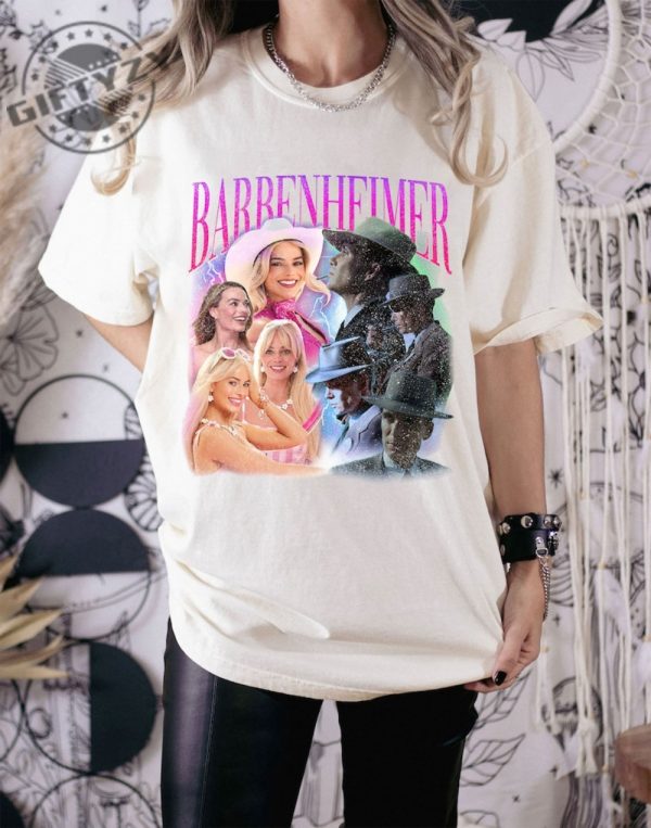 Barbenheimer Barbie And Oppenheimer 90S Movie Inspired 2023 Doll Baby Girl Shirt Hoodie Apparel giftyzy.com 2