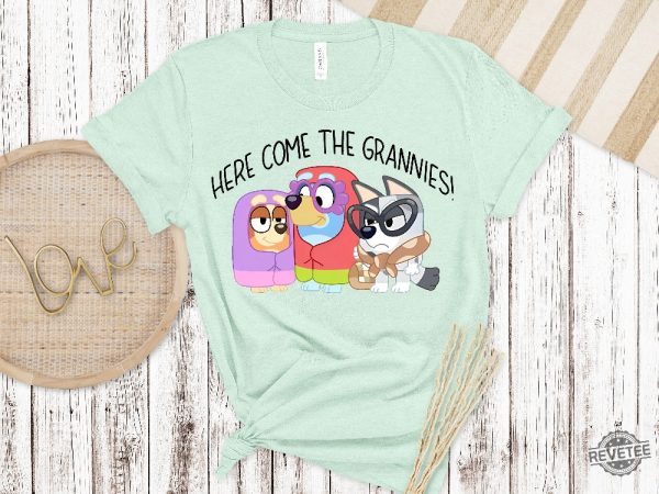 Bluey Dad Shirt Fathers Day Dad Bluey Shirt Bluey Bandit Shirt Bluey Dad T Shirt Bluey Dad Shirt Bluey Shirt Dad Bandit Bluey Shirt Here Come The Grannies Shirt revetee.com 1