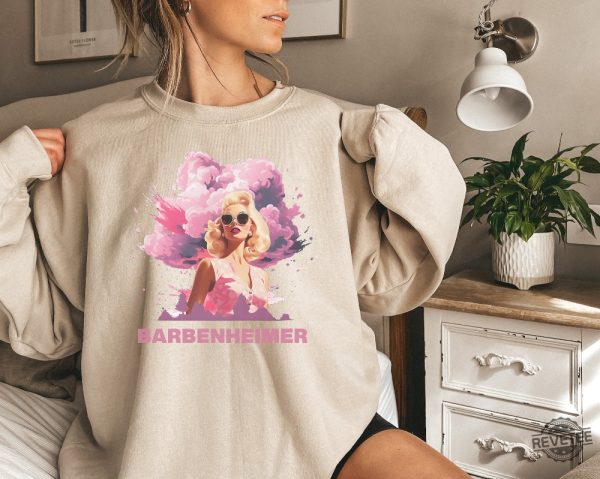 Oppenheimer Shirt Cillian Murphy Shirt Barbenheimer Merch Barbenheimer Hoodie Barbie Margot Robbie Oppenheimer 2023 Come On Barbie Shirt Barbie Movie 2023 Hoodie revetee.com 3