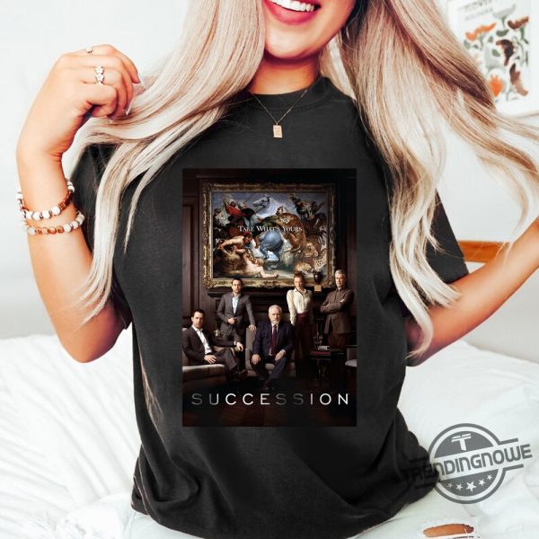 Succession Poster Shirt Succession Poster Emmy Nominated Tv Show Gift Shirt trendingnowe.com 1