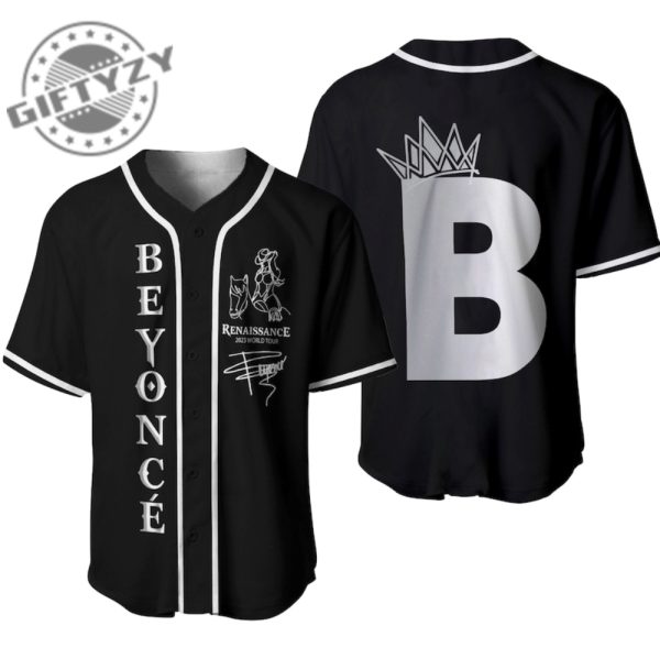 Queen B Beyonce Renaissance Tour 2023 Album Song Music Jersey Shirt giftyzy.com 1