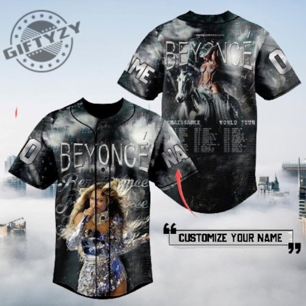 Beyonce Renaissance Tour 2023 Custom Name Personalized Jersey Shirt