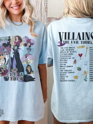 Vintage Disney Shirt Disney T Shirts Family Disney Villains Shirt Disney Squad Shirts Vintage Disneyland Shirt Vintage Minnie Mouse Shirt Disney Villains Characters revetee.com 2