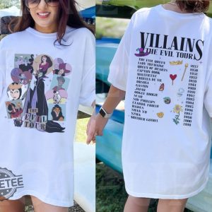 Vintage Disney Shirt Disney T Shirts Family Disney Villains Shirt Disney Squad Shirts Vintage Disneyland Shirt Vintage Minnie Mouse Shirt Disney Villains Characters revetee.com 4