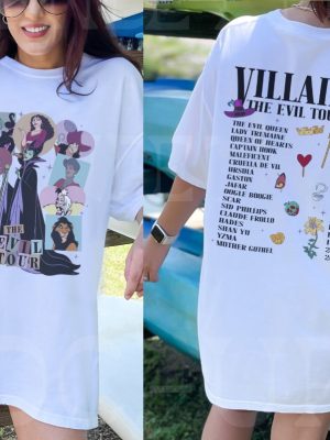 Vintage Disney Shirt Disney T Shirts Family Disney Villains Shirt Disney Squad Shirts Vintage Disneyland Shirt Vintage Minnie Mouse Shirt Disney Villains Characters revetee.com 4