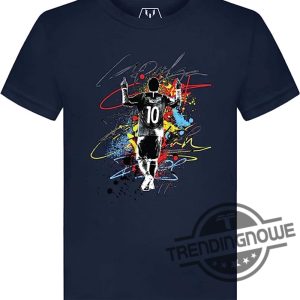 Messi La Pulga Paint Splash Graphic Shirt La Pulga Lionel MessI 2023 Shirt Inter Miami Messi Shirt M10 Lionel Messi White Shirt For Men Women Kids trendingnowe.com 1