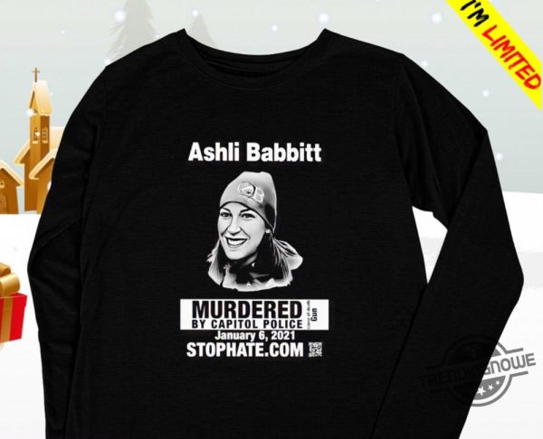 Ashli Babbitt Shirt Ashli Babbitt Murdered By Capitol Police Shirt San Diego Woman Killed Shirt Ashley Babbitt Shirt trendingnowe.com 2