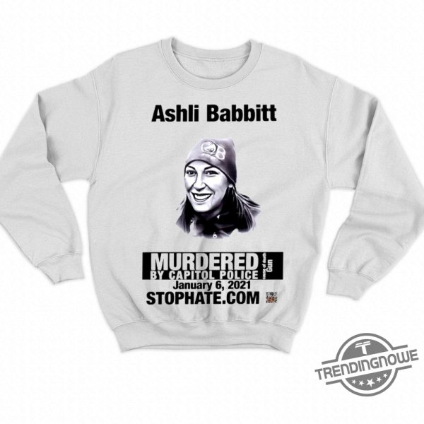 Ashli Babbitt Shirt Ashli Babbitt Murdered By Capitol Police Shirt San Diego Woman Killed Shirt Justice for Ashli Babbitt Shirt trendingnowe.com 3