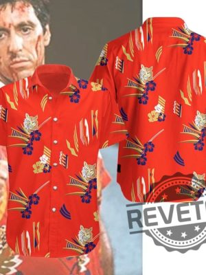 Tony Montana Hawaiian Scarface Tony Montana Tony Montana Hawaiian Shirt Tony Montana Red Shirt Tony Montana Beach Shirt Hawaiian Shirt Tony Montana Scarface Tony Montana Hawaiian Shirt revetee.com 4